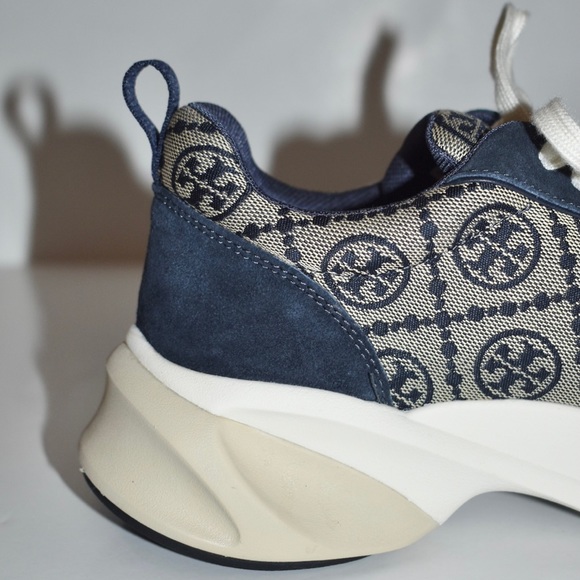 NEW TORY BURCH T MONOGRAM GOOD LUCK TRAINER - Picture 8 of 11